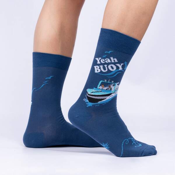 Men's Crew Sock: Yeah Buoy!