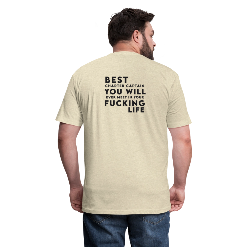 Best Charter Capt. T-Shirt - heather cream