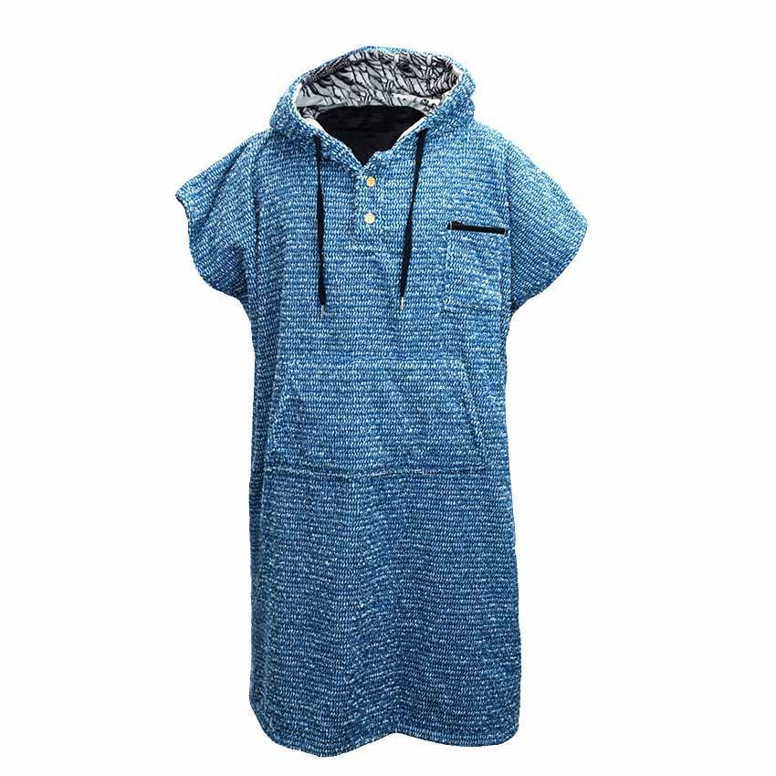 Surf Poncho Changing Robe Hooded Towel - Indigo Blue