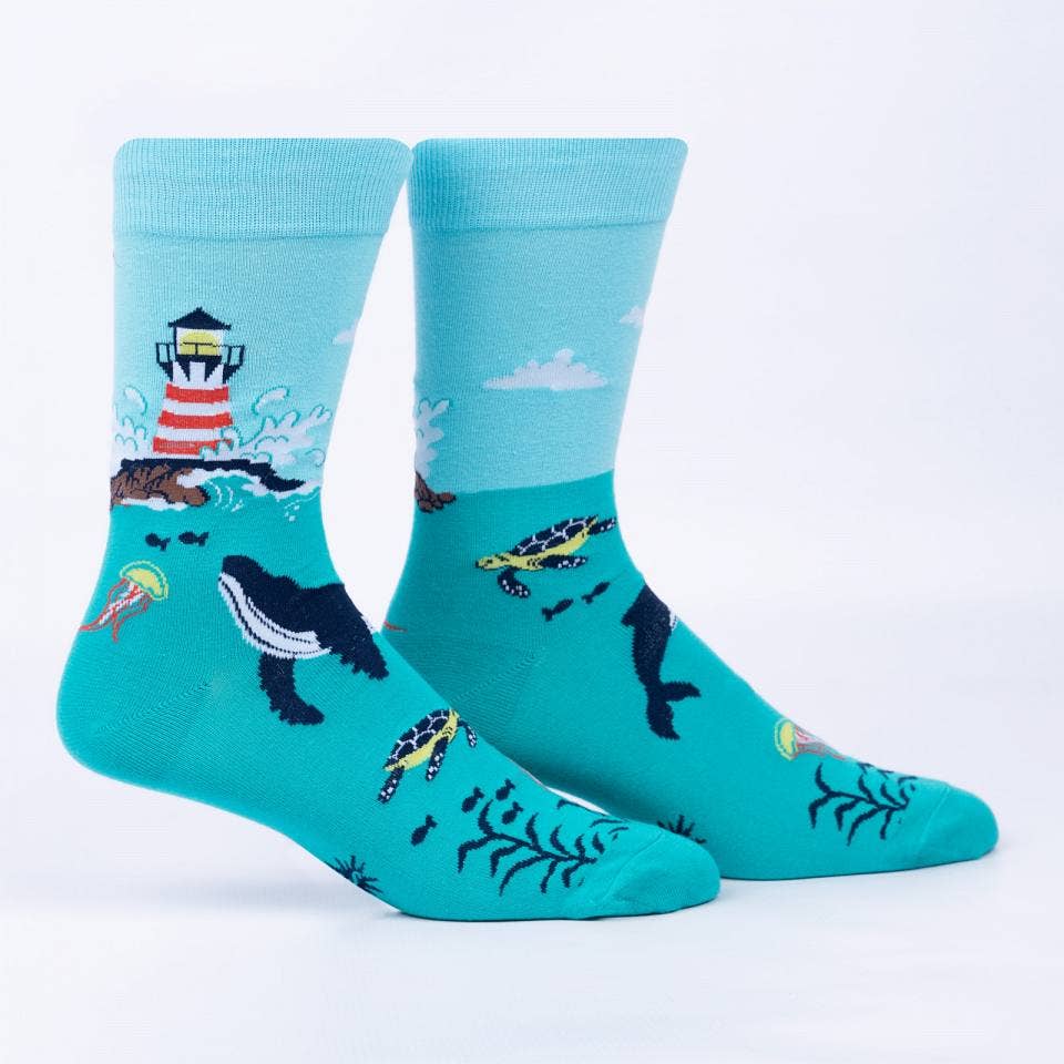 Men's Crew Sock: Light Up My Life