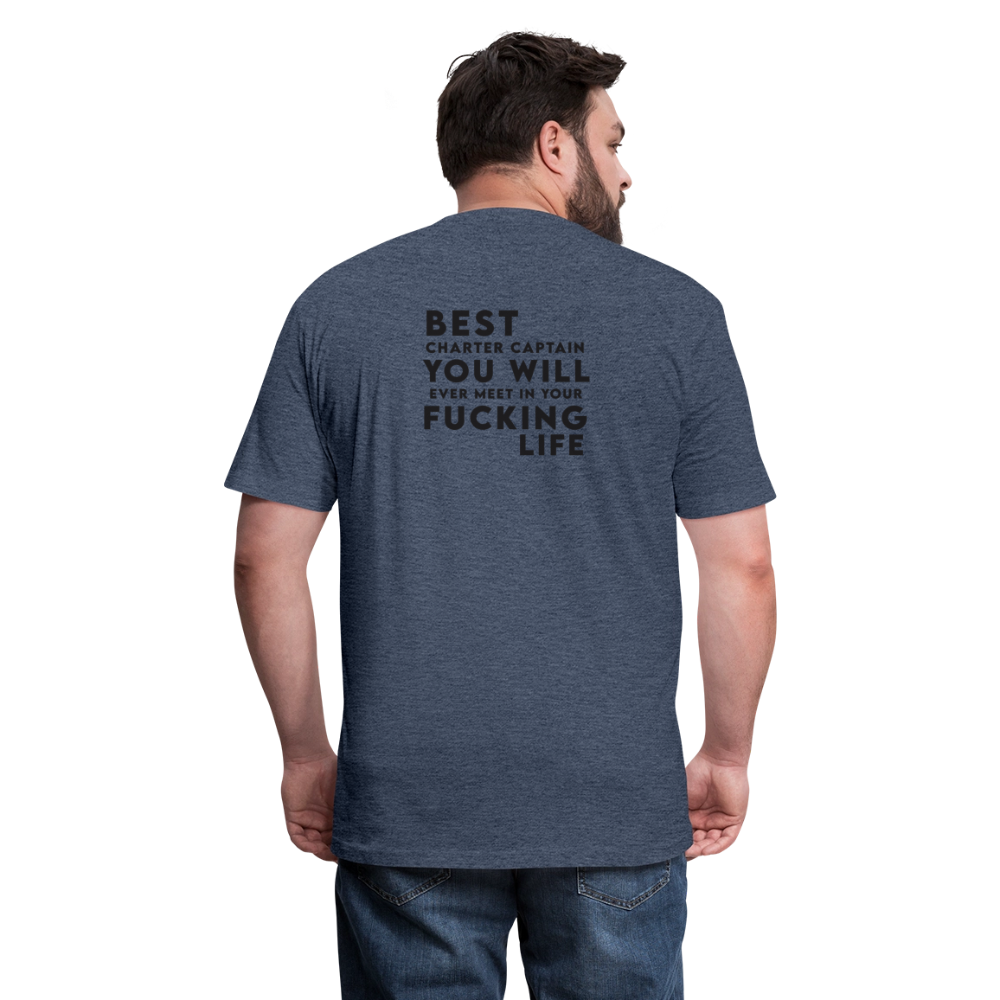 Best Charter Capt. T-Shirt - heather navy