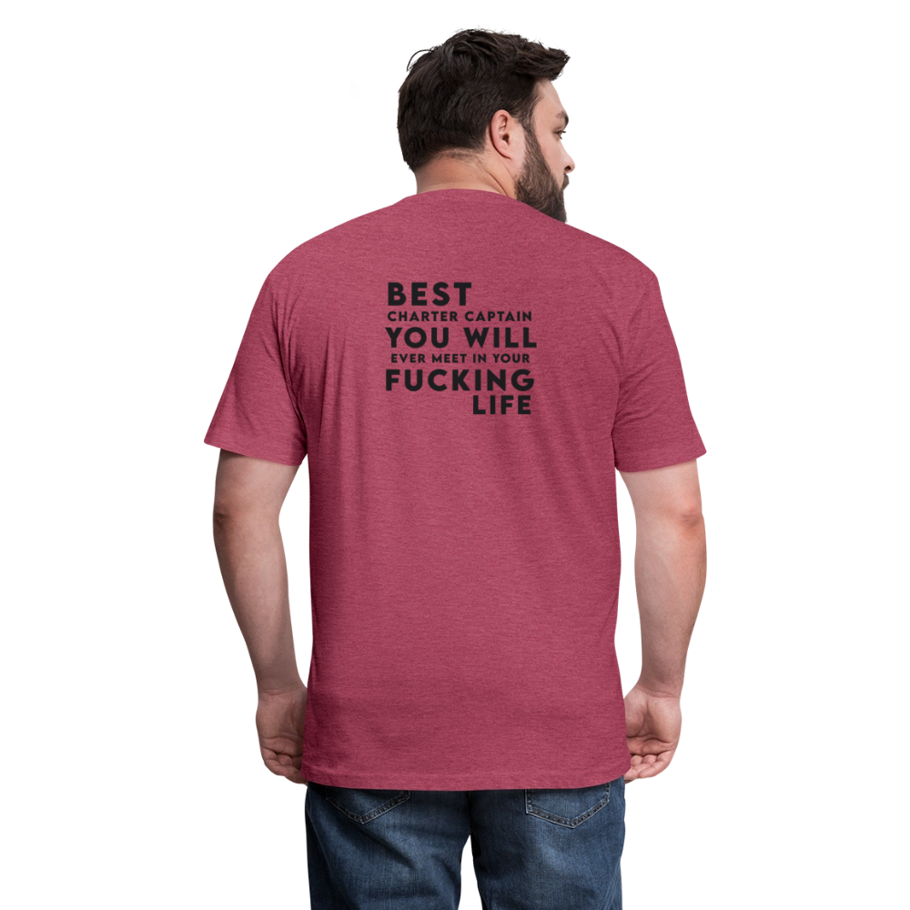Best Charter Capt. T-Shirt - heather burgundy
