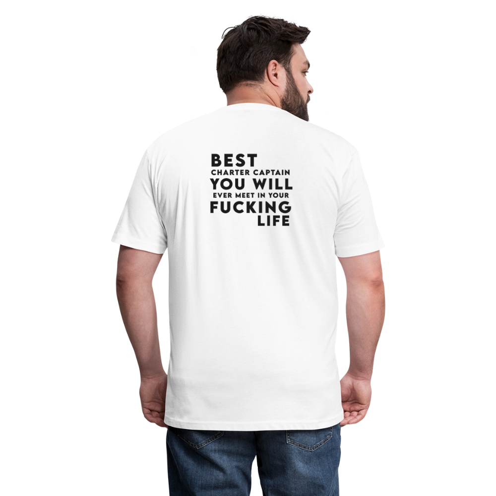 Best Charter Capt. T-Shirt - white