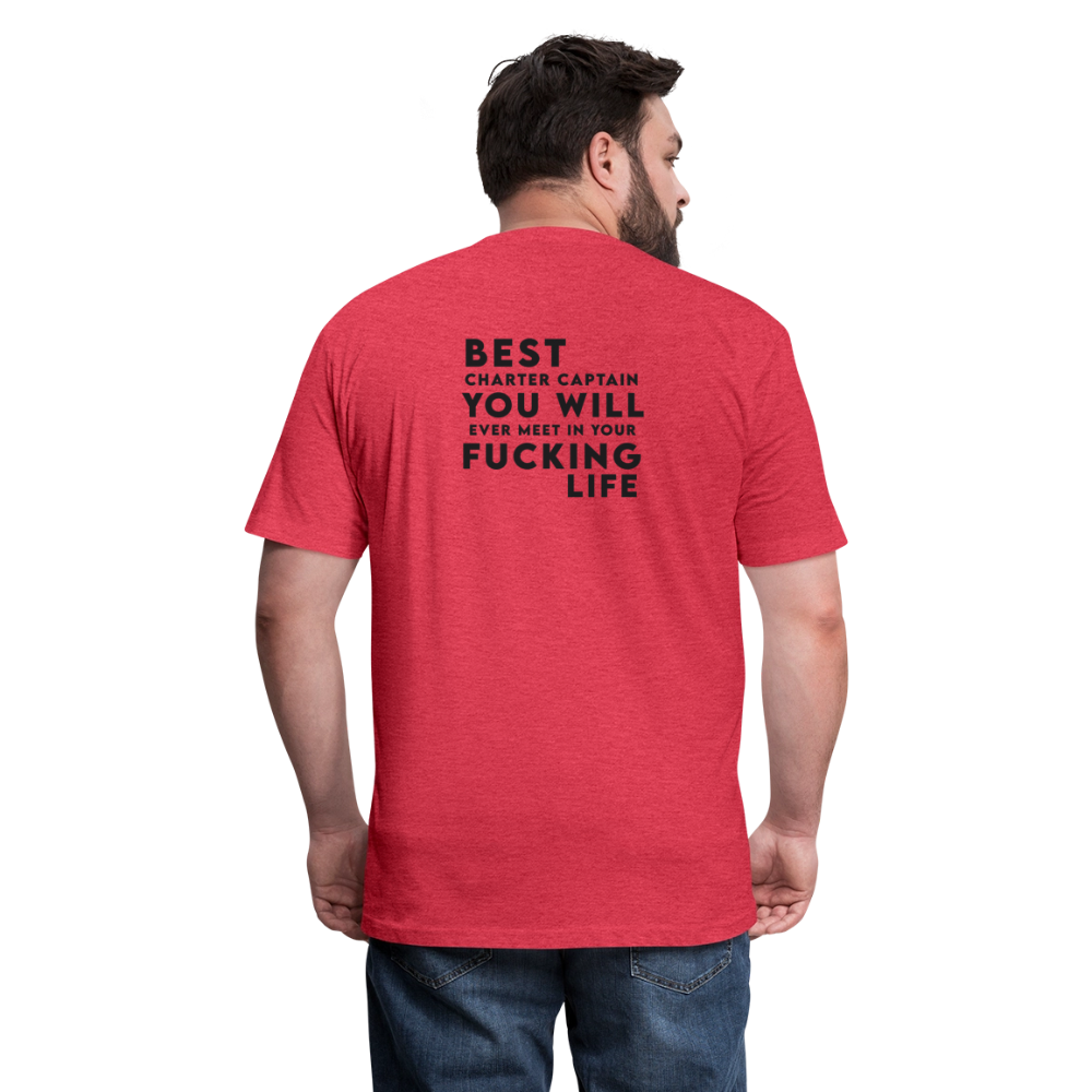 Best Charter Capt. T-Shirt - heather red