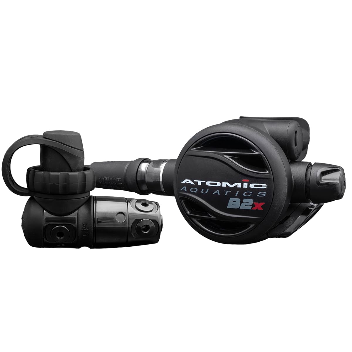 Atomic Aquatics B2X Scuba Diving Regulator | Designed for Durability and Corrosion Resistance | Breath Easily with automated Flow Control | Rotating Swivel for Added Comfort