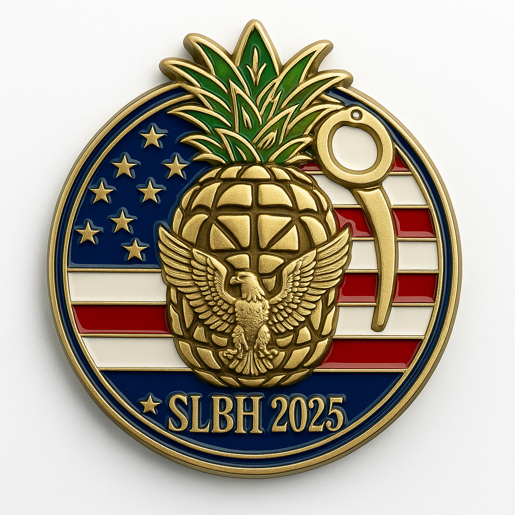 Pineapple Grenade Coin (Series #002)